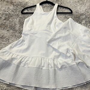 Free people movement  White tennis Dress with shorts